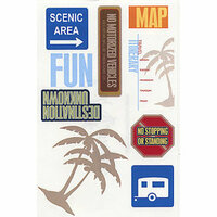 Heidi Swapp - Stickers - Travel, CLEARANCE