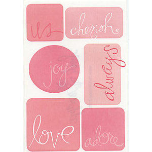 Heidi Swapp - Stickers - Words - Adore, CLEARANCE