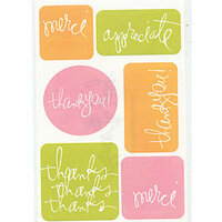 Heidi Swapp - Stickers - Words - Thank You, CLEARANCE