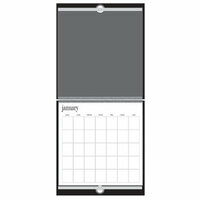 Heidi Swapp - 12x12 Calendar - Jet - Black