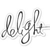 Heidi Swapp - Clear Stamps - Delight, CLEARANCE