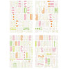 Heidi Swapp - Chipboard - Alphabet - Center of Attention - Mix, CLEARANCE