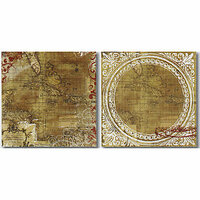 Heidi Swapp - World Traveler Collection - 12x12 Double Sided Paper - Old Map