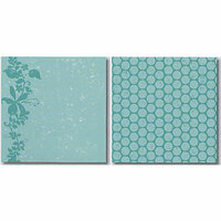 Heidi Swapp - Carefree Collection - 12x12 Double Sided Paper - Flowering Vine, CLEARANCE