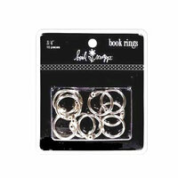 Heidi Swapp - Book Rings - Three Fourths Inch - Silver