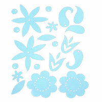 Heidi Swapp - Gel Blossoms - Sky, CLEARANCE