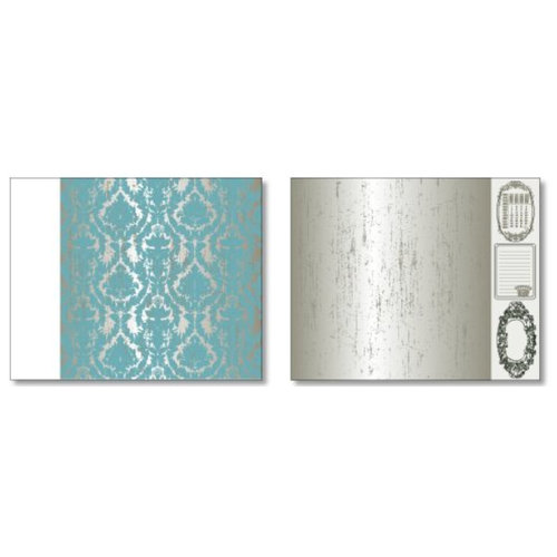 Heidi Swapp - Dream Dining Room Collection - 12 x 15 Double Sided Paper with Die Cuts - Wallpaper, CLEARANCE
