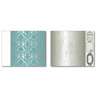 Heidi Swapp - Dream Dining Room Collection - 12 x 15 Double Sided Paper with Die Cuts - Wallpaper, CLEARANCE