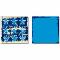 Heidi Swapp - Street Smarts Collection - 12 x 12 Double Sided Paper - 9 Star , CLEARANCE
