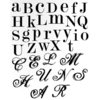 Heidi Swapp - Clear Stamps - Alphabet, CLEARANCE