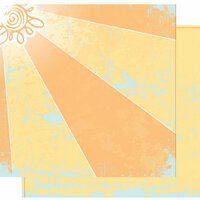 Heidi Swapp - Summer Sun Collection - 12 x 12 Double Sided Paper - Summer Sun, CLEARANCE