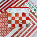 Paperhues - Decorative Handmade Paper Pack - 12 x 12 - Red and White - 24 Pack