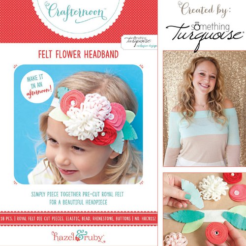 Hazel and Ruby - Crafternoon Collection - Kits - Felt Flower Headband