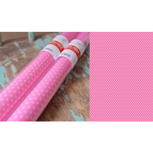 Hazel and Ruby - Pass the Tissue - Tissue Paper Roll - Bubble Gum with White Polka Dot