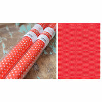 Hazel and Ruby - Pass the Tissue - Tissue Paper Roll - Candy Apple with White Polka Dot