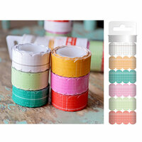 Hazel and Ruby - Scallop Away - Washi Tape - Colorful Ledgers