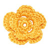 Imaginisce - Out On A Whim Collection - Crocheted Blossoms - Honeycomb