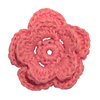 Imaginisce - Bazzill Collection - Crocheted Blossoms - Chablis, CLEARANCE