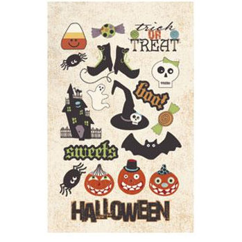 Imaginisce - Hallowhimsy Halloween Collection - Chipboard Stickers - Rest In Pieces, CLEARANCE