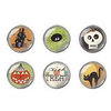 Imaginisce - Hallowhimsy Halloween Collection - Epoxy Brads - Bump in the Night, CLEARANCE
