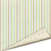 Imaginisce - Baby Powder Collection - 12x12 Double Sided Paper - King of the Crib - Baby Boy