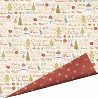 Imaginisce - Snowy Jo Winter Christmas Collection - 12 x 12 Double Sided Paper - Cup O Cheer