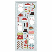 Imaginisce - Snowy Jo Winter Christmas Collection - Cardstock Stickers - Build-a-Jo Set