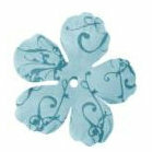Imaginisce - Gotta Buy Basics Collection - Flourish Flowers - Blue Flourish, CLEARANCE