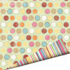 Imaginisce - Summer Cool Collection - 12 x 12 Double Sided Gloss Embossed Paper - Bubblegum Blast, CLEARANCE