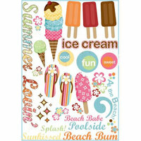 Imaginisce - Summer Cool Collection - Rub Ons - Summer Lovin'