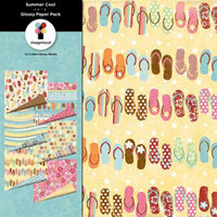 Imaginisce - Summer Cool Collection - Paper Pack, CLEARANCE