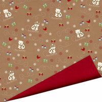 Imaginisce - Polar Expressions Christmas Collection - 12 x 12 Double Sided Paper - So Beary Merry