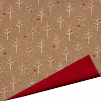 Imaginisce - Polar Expressions Christmas Collection - 12 x 12 Double Sided Paper - Frosted Forest
