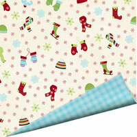 Imaginisce - Polar Expressions Christmas Collection - 12 x 12 Double Sided Paper - All Bundled Up