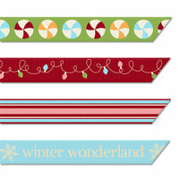 Imaginisce - Polar Expressions Christmas Collection - Ribbons - Holiday Trimmings, CLEARANCE