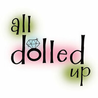 Imaginisce - Perfectly Posh Collection - Snag 'em Acrylic Stamps - All Dolled Up , BRAND NEW
