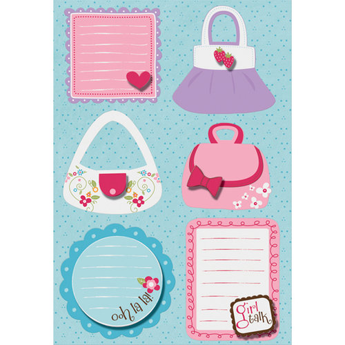 Imaginisce - Perfectly Posh Collection - Sticker Stackers - 3 Dimensional Stickers - Tres Chic, CLEARANCE