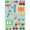 Imaginisce - Let's Roll Collection - 3 Dimensional Puffy Stickers - Speed Bump , BRAND NEW