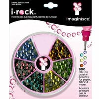 Imaginisce - I-Rock - Hot Rocks Compact - Self Adhesive Gems - Jewel Tones Assortment
