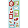 Imaginisce - Cottage Christmas Collection - Chipboard Stickers - Holiday Wishes