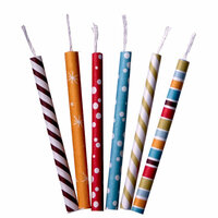 Imaginisce - Birthday Bash Collection - Paper Candles - Make A Wish, CLEARANCE