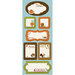 Imaginisce - Apple Cider Collection - Sticker Stacker - 3 Dimensional Stickers - Give Thanks