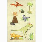 Imaginisce - Dinosaur Roar Collection - Sticker Stacker - 3 Dimensional Stickers with Varnish Accents - Rex and Terry, CLEARANCE