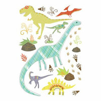Imaginisce - Dinosaur Roar Collection - Rub Ons - Think Big Icons, CLEARANCE