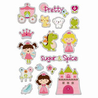 Imaginisce - Enchanted Collection - 3 Dimensional Epoxy Glass Stickers - Dreams Come True