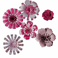 Imaginisce - Gotta Buy Basics Collection - Pop-up Posies - Pinks