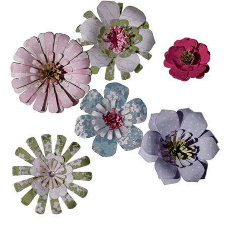 Imaginisce - Gotta Buy Basics Collection - Pop-up Posies - Brights