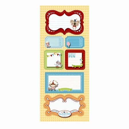 Imaginisce - Animal Crackers Collection - Stickers Stackers - 3 Dimensional Stickers with Glossy Accents - Best of Show