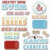 Imaginisce - Animal Crackers Collection - Die Cut Cardstock Pieces with Glossy Accents - Greatest Titles on Earth