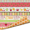 Imaginisce - Berrylicious Collection - 12 x 12 Double Sided Paper with Glossy Accents - Sweet Summer Garden